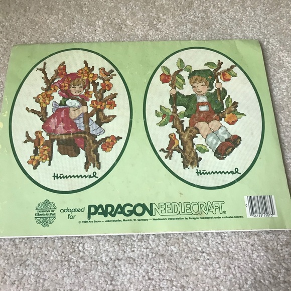 HUMMEL SPRING FROG 🐸 CROSS STITCH HANDMADE💚EUC - Picture 8 of 16